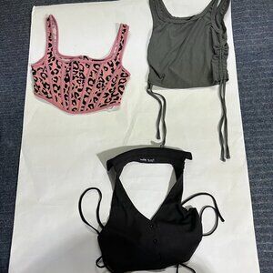 Shein Cropped Top Bundle - Size S
